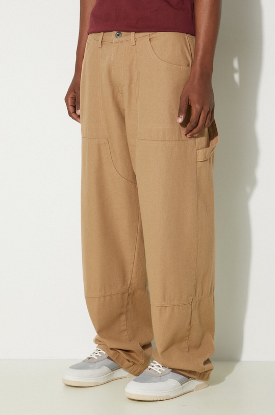 Pamučne hlače Alpha Industries Carpenter Pant bež 148202