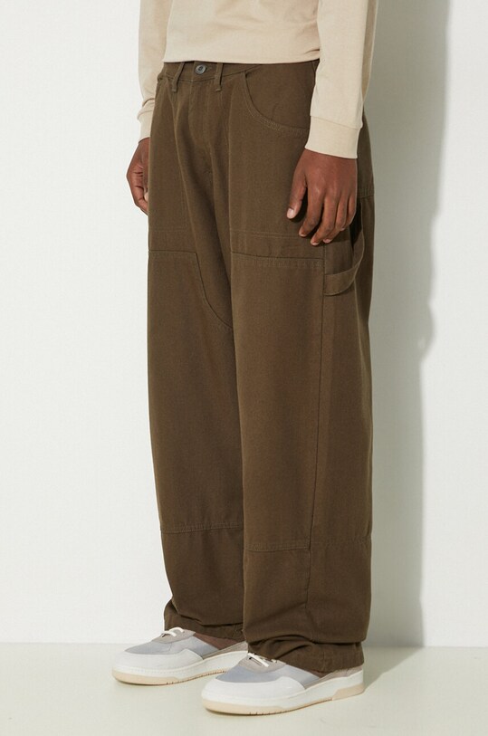 Pamučne hlače Alpha Industries Carpenter Pant zelena 148202