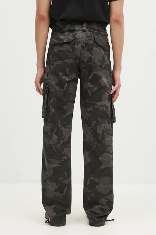 Одежда Хлопковые брюки Alpha Industries Jet Pant Camo 101212C чёрный