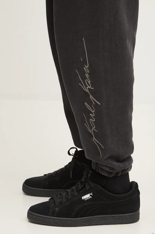 Oblačila Bombažen spodnji del trenirke Karl Kani 60030052 črna