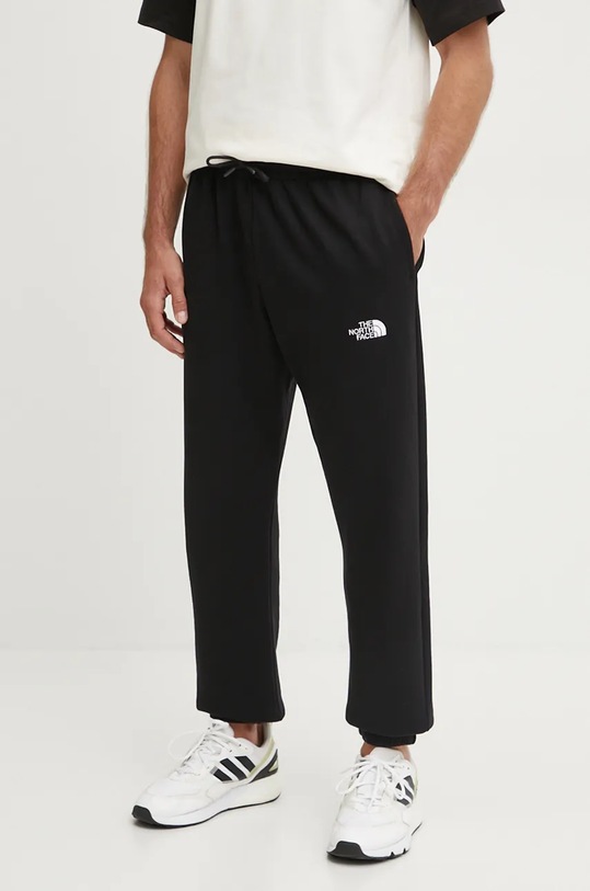 Bavlnené tepláky The North Face Essential bavlna čierna NF0A8A6JJK31