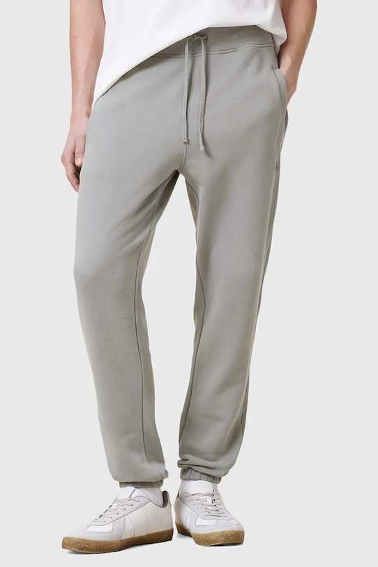 Βαμβακερό παντελόνι AllSaints RAVEN SWEATPANT M031TA γκρί SS25