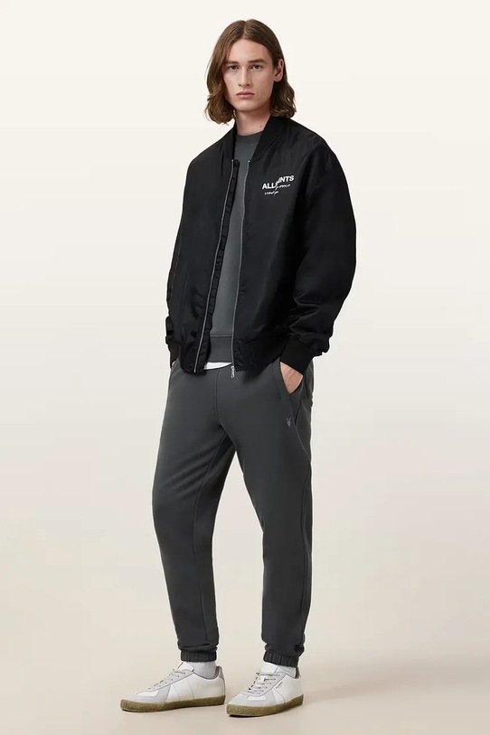 Odzież AllSaints spodnie dresowe męskie bawełniane RAVEN SWEATPANT M031TA szary