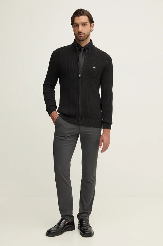 BOSS Orange spodnie 50523127 szary AW24