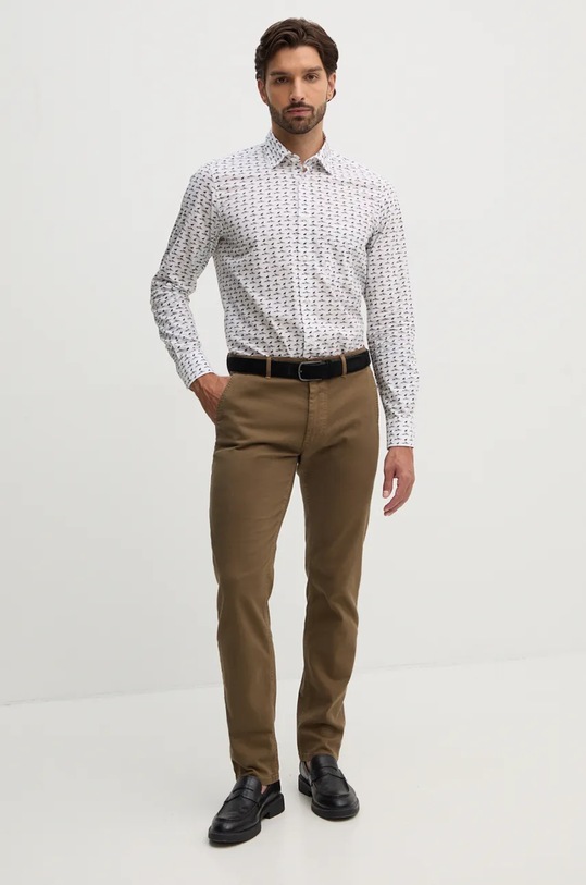 Hlače Boss Orange 50528727 zelena AW24