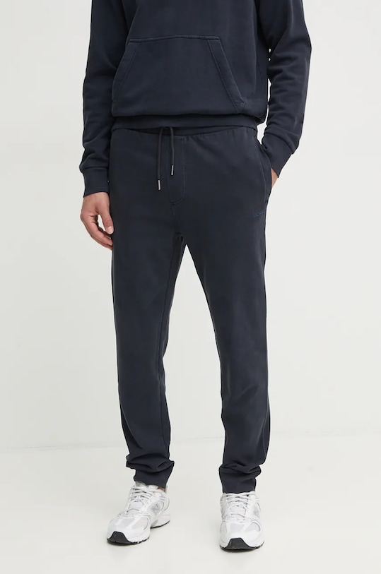 Бавовняні спортивні штани Boss Orange бавовна темно-синій 50524459