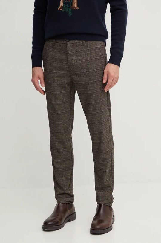 Lindbergh pantaloni chinos maro 30.001049B.BROWN