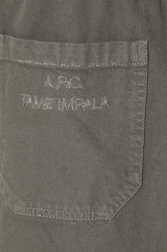 Pamučne hlače A.P.C. Pantalon Duke siva COHEL.M08466.LAD