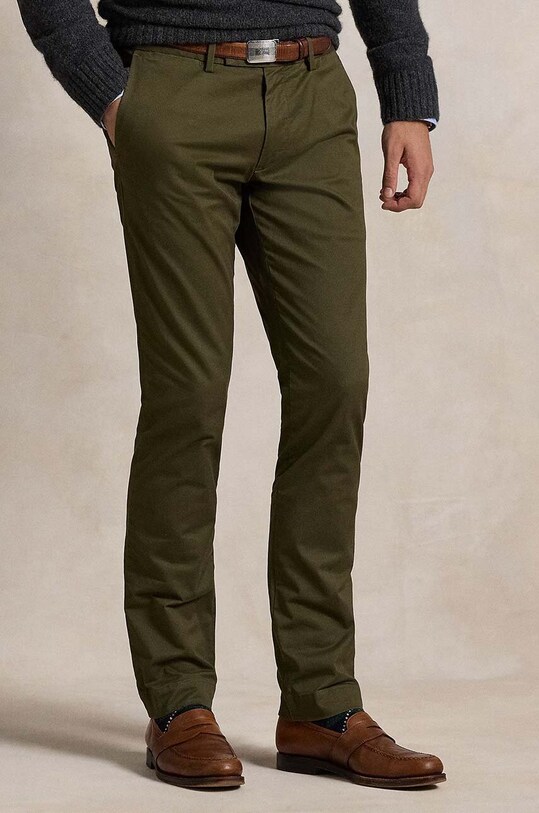 Polo Ralph Lauren trousers Slim Fit HDN Pant 710856719 green AW24
