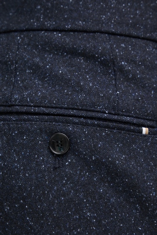 Vunene hlače BOSS mornarsko plava 50528074