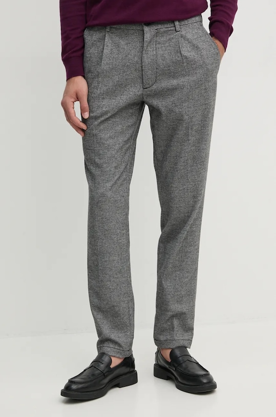 BOSS pantaloni cu modele gri 50524396