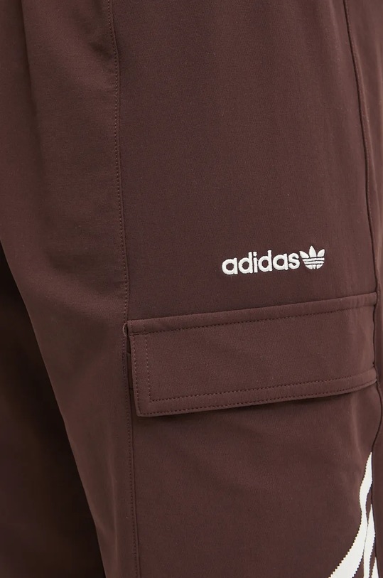 adidas Originals spodnie dresowe Cargo Pant IX9621 brązowy