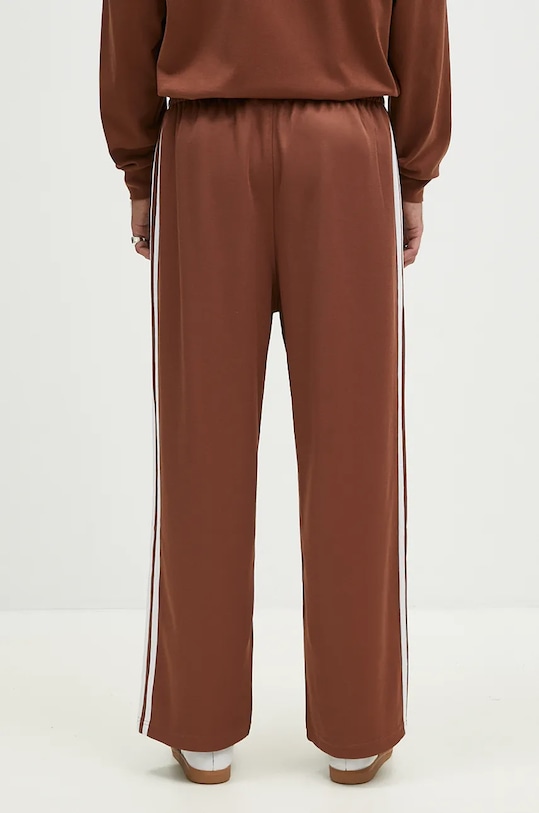 Παντελόνι φόρμας adidas Originals Baggy Track Pant IZ2476 καφέ AW24
