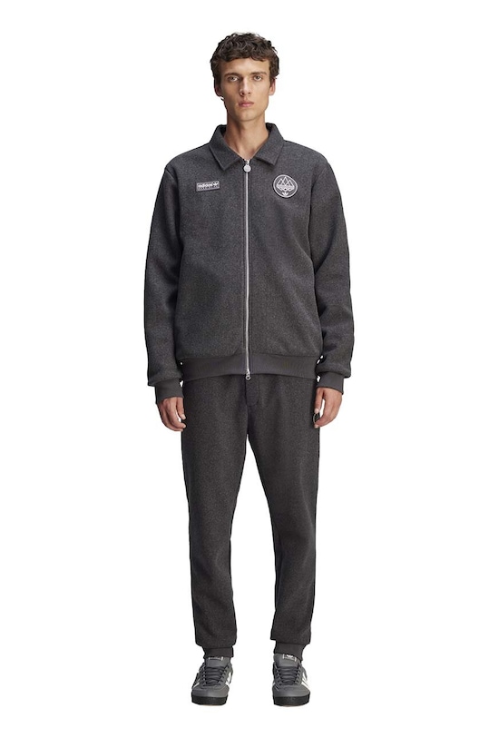 Tepláky adidas Originals Spezial F.C. Track Pant hladký šedá JE6076