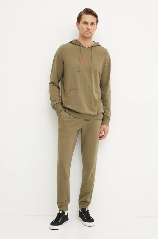 Штани лаунж HUGO 50525246 зелений AW24