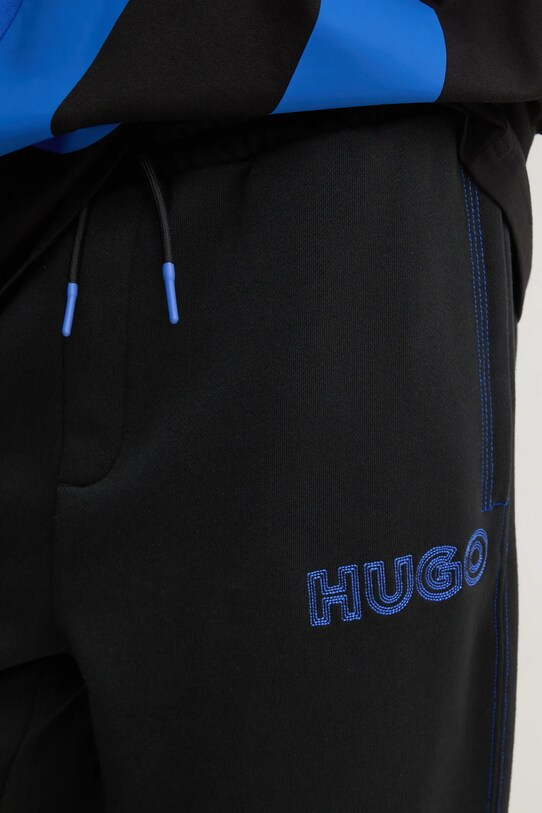 Хлопковые спортивные штаны Hugo Blue 50521720
