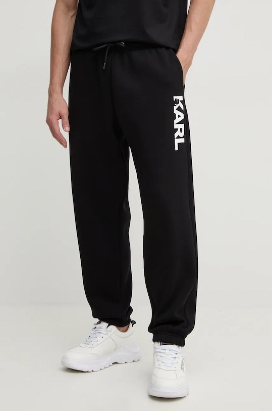 Tepláky Karl Lagerfeld pletenina černá 544908.705440