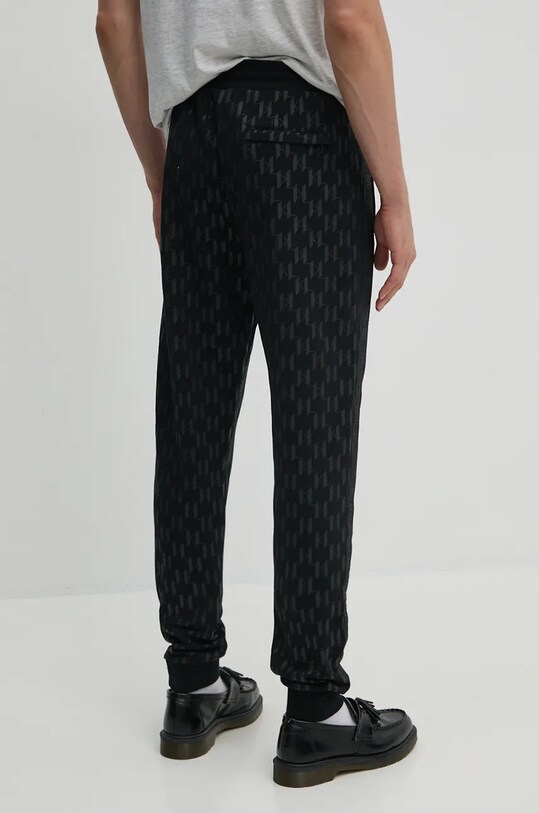 Одяг Бавовняні спортивні штани Karl Lagerfeld 544950.705077 чорний