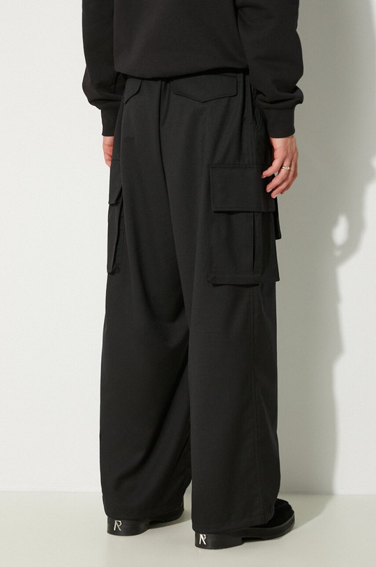 Дрехи Панталон с вълна Y-3 Refined Wool Cargo Pants IW7453 черен