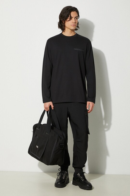 Y-3 trousers Sport Uniform Cuffed Cargo Pant IN8751 black AW24