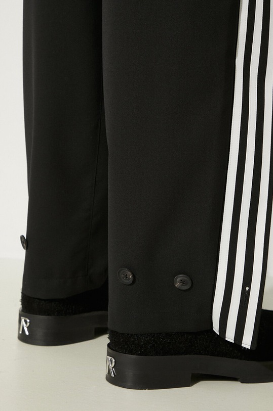 Kalhoty s příměsí vlny Y-3 Refined Wool Track Pants IW7463 černá
