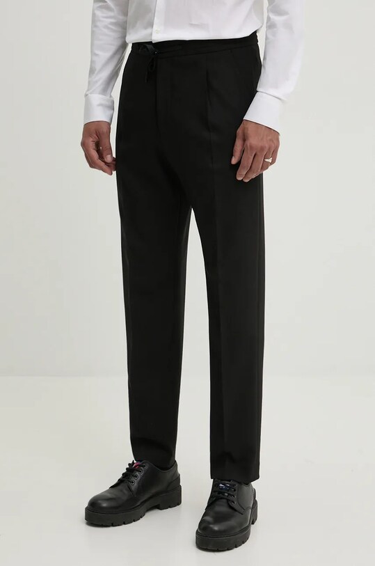 HUGO pantaloni drept negru 50524906