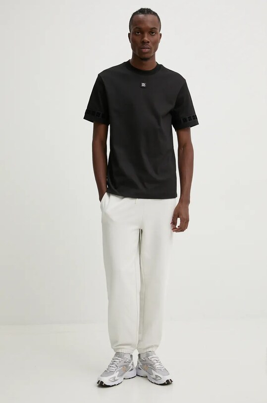 HUGO pantaloni de trening din bumbac 50521082 bej AW24