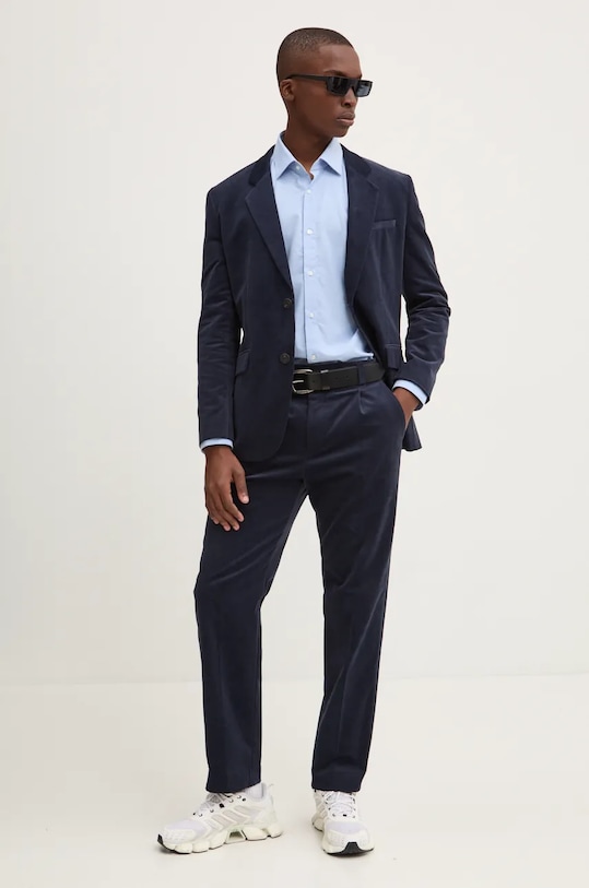 Штани HUGO 50528591 темно-синій AW24