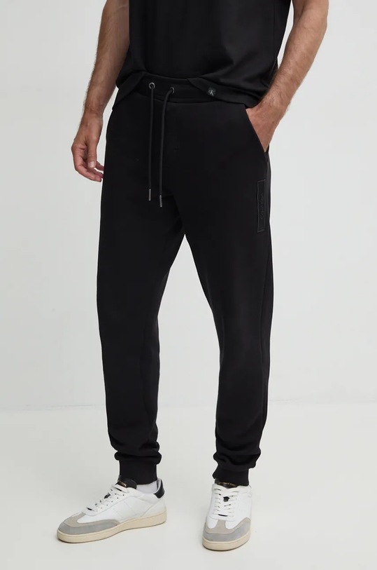 Calvin Klein pantaloni de trening din bumbac bumbac negru K10K113579