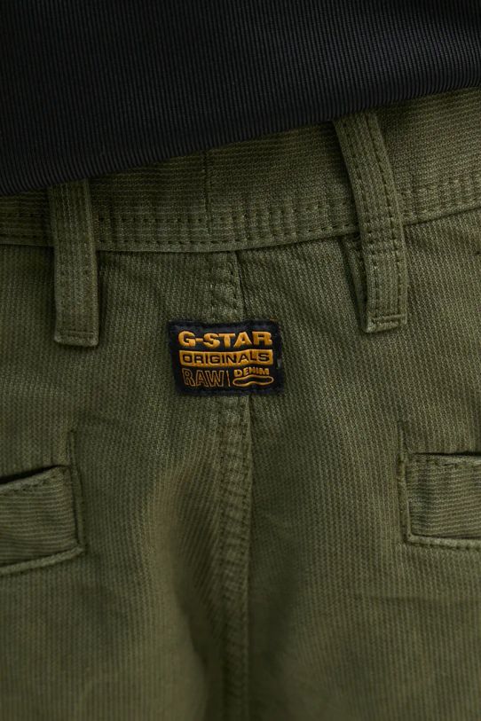 Бавовняні штани G-Star Raw зелений D25224.D752