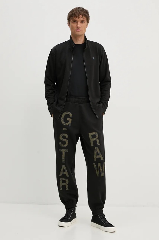 G-Star pantaloni de trening D25531.D733 negru AW24