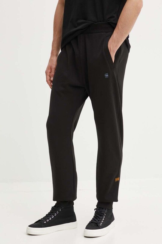 G-Star pantaloni de trening tricotaj negru D25525.D566