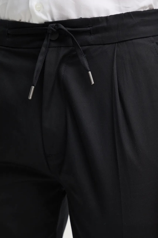 Bavlnené nohavice Calvin Klein čierna K10K113431