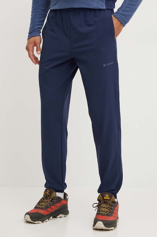 Columbia spodnie outdoorowe Columbia Hike tkanina granatowy 2097543
