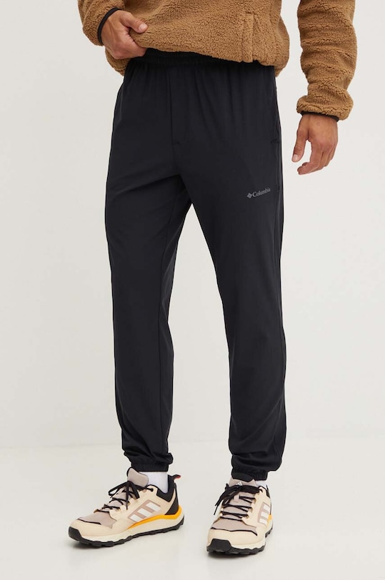 Штани outdoor Columbia Columbia Hike тканина чорний 2097543