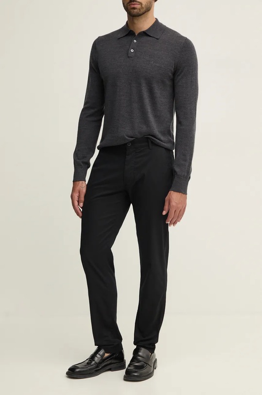 Calvin Klein Jeans pantaloni chinos negru J30J326847