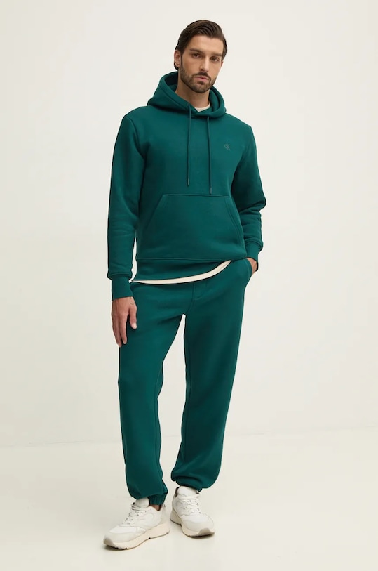 Calvin Klein Jeans pantaloni de trening J30J326401 verde AW24