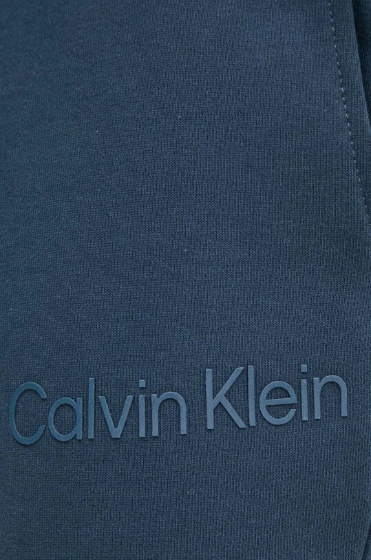 Бавовняні спортивні штани Calvin Klein Jeans темно-синій J30J326886