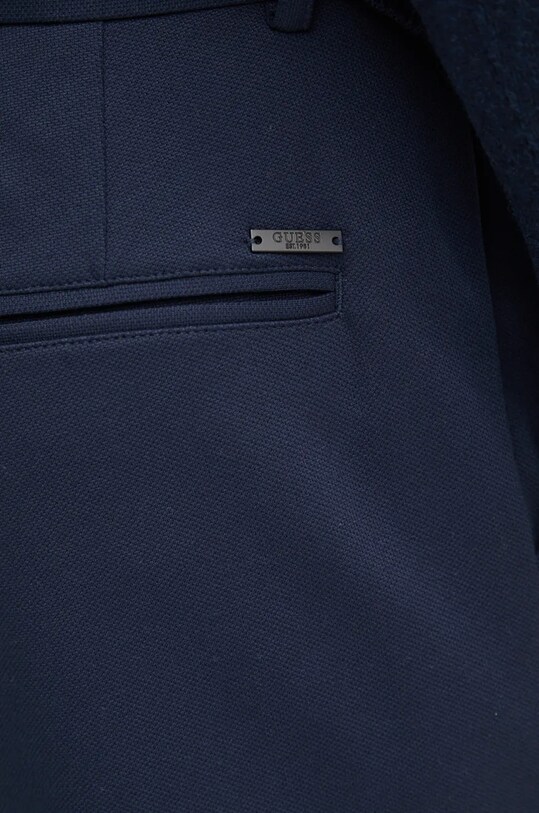 Guess pantaloni bleumarin M4BB01.WGMB2