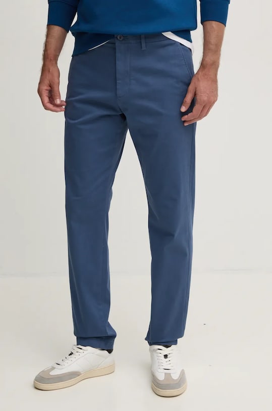 Παντελόνι Tommy Hilfiger με ελαστάν μπλε MW0MW36708