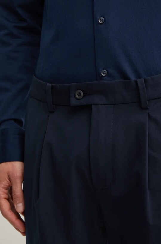 Tommy Hilfiger spodnie MW0MW37273 granatowy