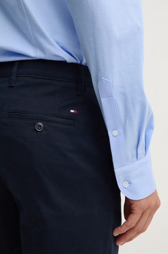 Hlače Tommy Hilfiger mornarsko plava MW0MW37873