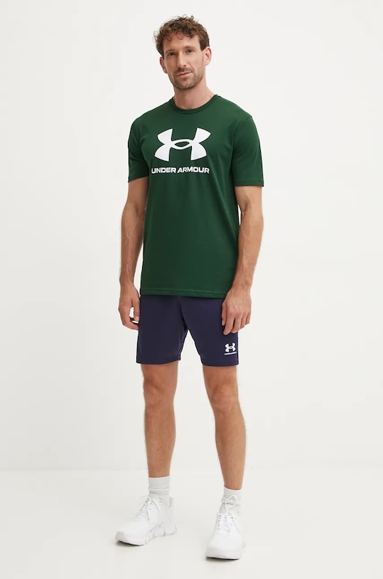 Under Armour pantaloni scurți de antrenament Challenger 1379507 bleumarin AW24