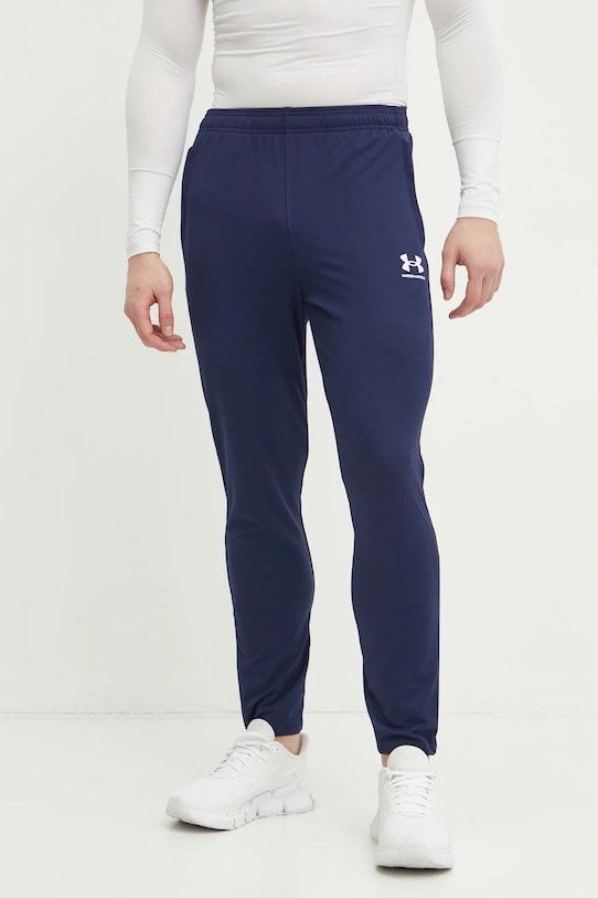 Under Armour pantaloni de antrenament Challenger tricotaj bleumarin 1382602