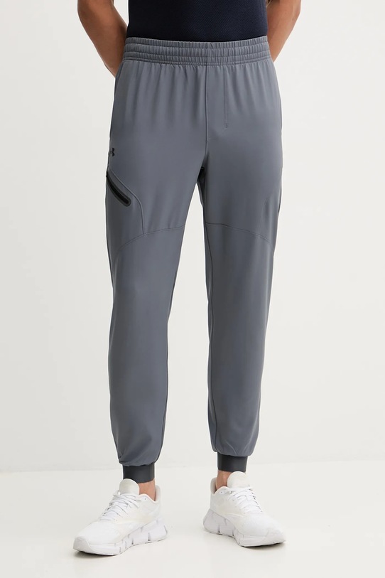 Under Armour spodnie treningowe Unstoppable z elastanem szary 1388823