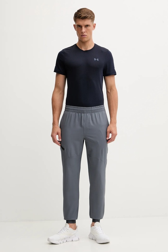 Under Armour spodnie treningowe Unstoppable 1388823 szary AW25