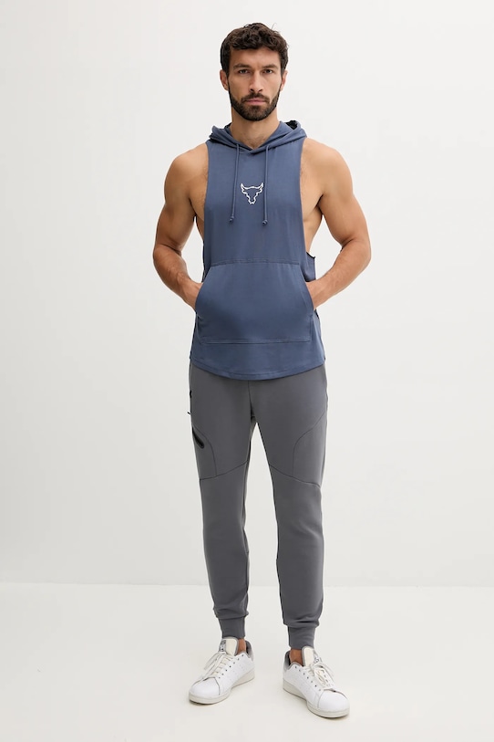 Under Armour pantaloni de trening Unstoppable Fleece 1389353 gri AW25