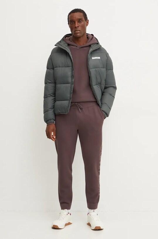 Calvin Klein Performance spodnie dresowe 00GMF4P607 brązowy AW24