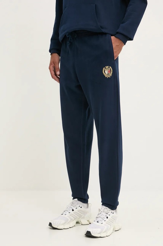 Tommy Jeans pantaloni de trening din bumbac bumbac bleumarin DM0DM19805