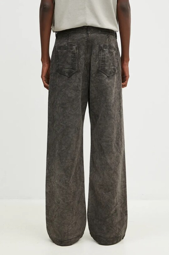 Одежда Хлопковые брюки Rick Owens Geth Jeans DU02D2351.MO серый